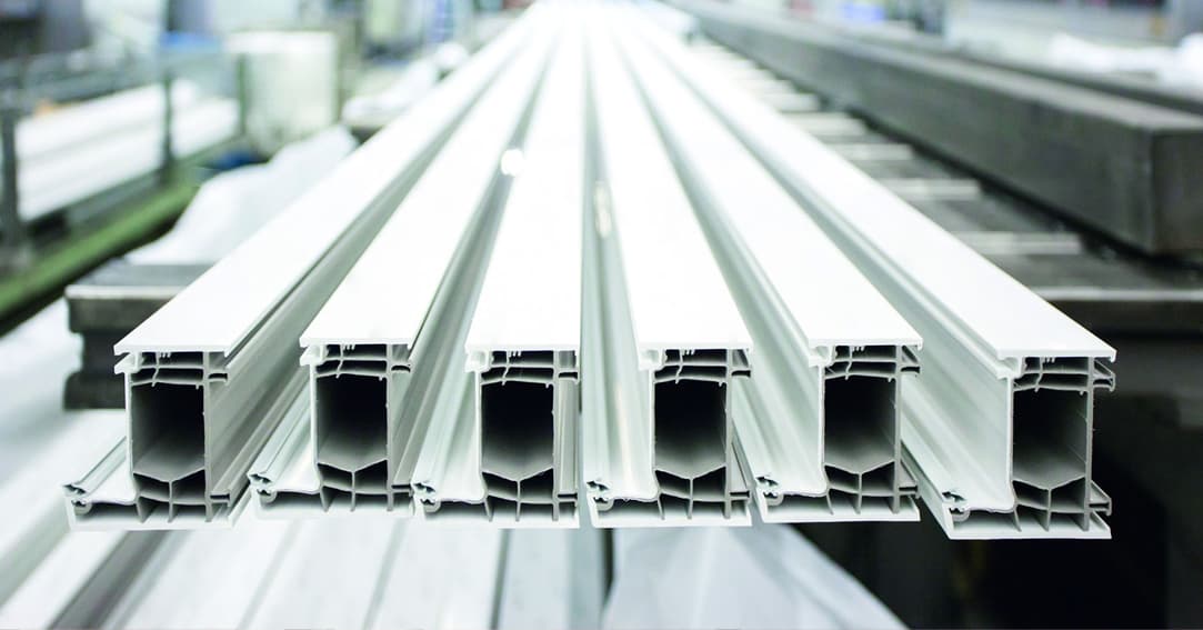 Perfiles de PVC modificados, libres de agentes tóxicos.