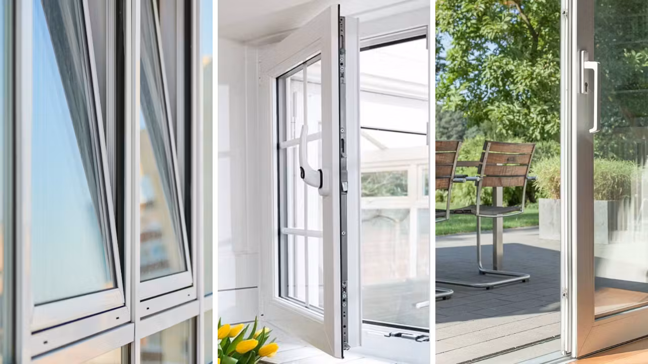¿Qué tipo de ventanas existen? - Por tipo de apertura
